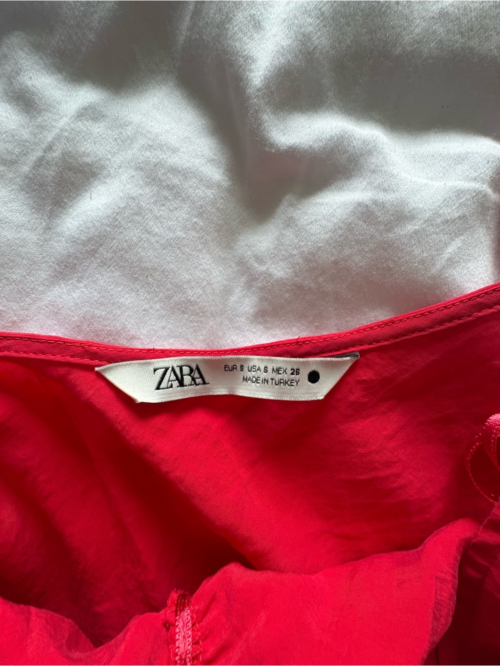 Zara Hot Pink Spaghetti Strap Dress - Picture 5 of 5